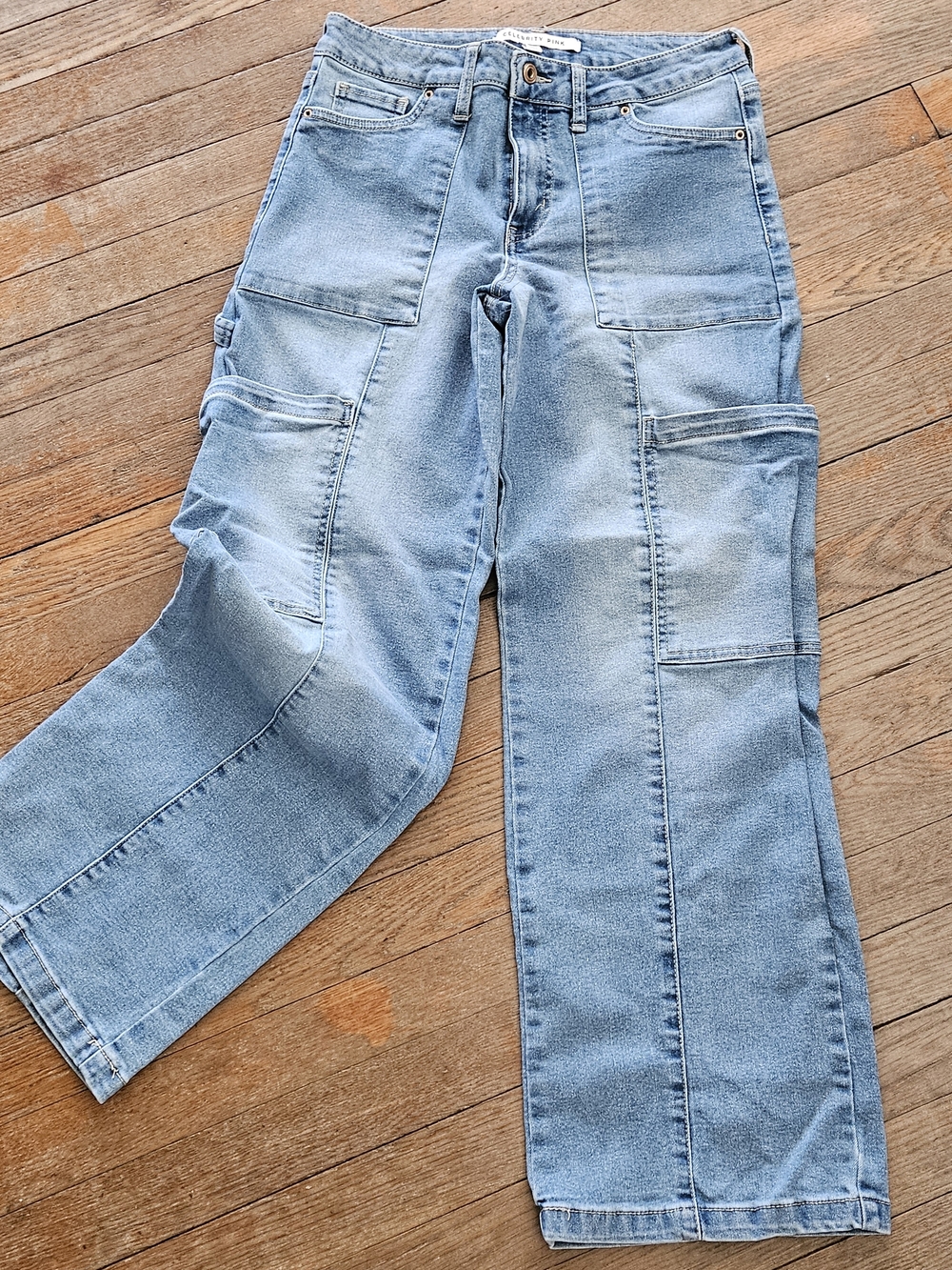 Celebrity Pink Light Blue Carpenter Jeans  Sz 7